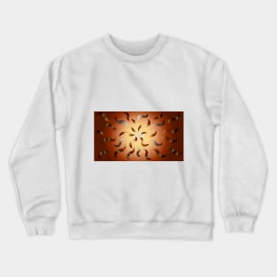 Gradient Swoosh Sunburst Crewneck Sweatshirt